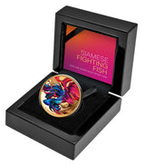 Niue 2024 $100 Siamese Fighting Fish Gold 1oz .9999 Coloured Proof Coin