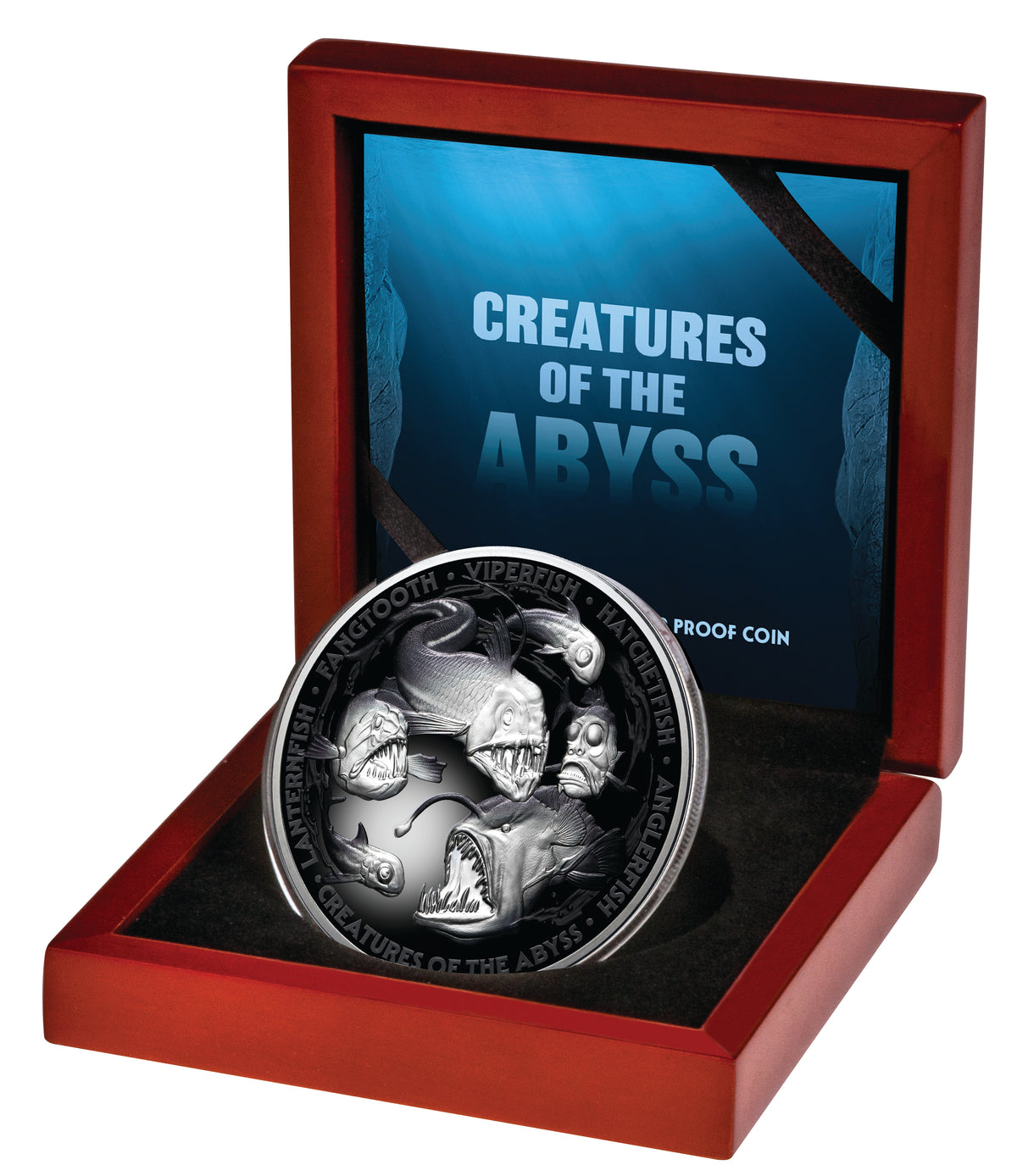 Niue 2024 $10 Creatures of the Abyss 5oz Silver Proof Coin