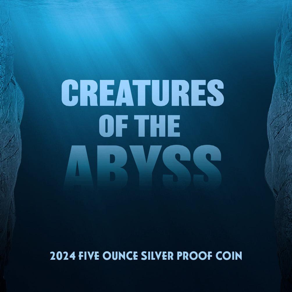 Niue 2024 $10 Creatures of the Abyss 5oz Silver Proof Coin