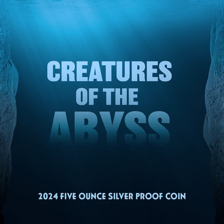 Niue 2024 $10 Creatures of the Abyss 5oz Silver Proof Coin