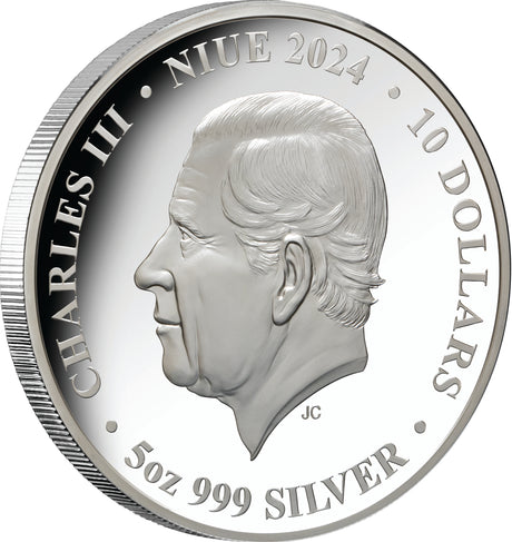 Niue 2024 $10 Creatures of the Abyss 5oz Silver Proof Coin