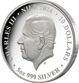 Niue 2024 $10 Creatures of the Abyss 5oz Silver Proof Coin