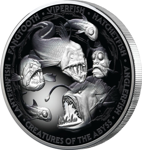 Niue 2024 $10 Creatures of the Abyss 5oz Silver Proof Coin