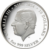 Niue 2024 $10 Creatures of the Abyss 5oz Silver Proof Coin