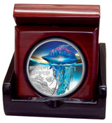 Tuvalu 2024 $1 Blue Bottle Deadly & Dangerous 1oz .9999 Silver Proof