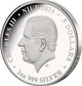 Niue 2024 $5 TORNADO - Forces of Nature 2 oz .999 Silver Proof Coin