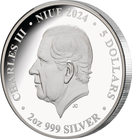 Niue 2024 $5 TORNADO - Forces of Nature 2 oz .999 Silver Proof Coin