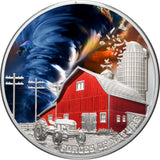 Niue 2024 $5 TORNADO - Forces of Nature 2 oz .999 Silver Proof Coin