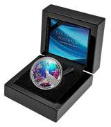Niue 2024 $1 Colours of Australia TURQUOISE CORAL REEFS 1oz .999 Silver Proof Coin