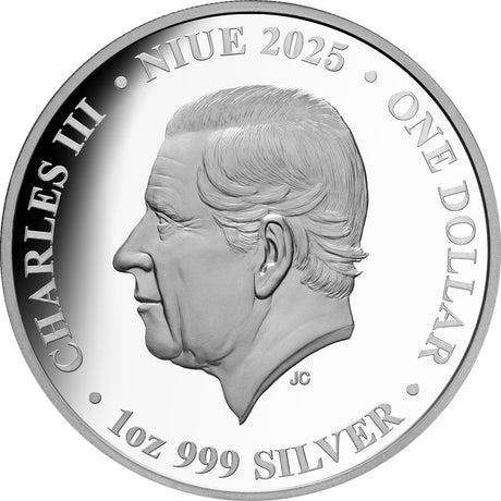 Niue 2024 $1 Colours of Australia TURQUOISE CORAL REEFS 1oz .999 Silver Proof Coin