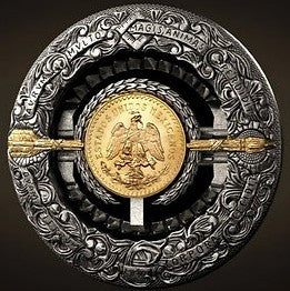 THE TRAP WITH THE GOLDEN BAIT Roman Booteen coin Replica 1945 Gold Dos Peso core