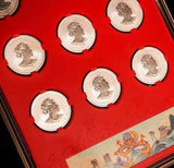 CHINESE NEW YEAR INTERNATIONAL RELEASE Australia 2024 Series III LUNAR YEAR of the DRAGON 1 oz .9999 Silver 9 Coin Set