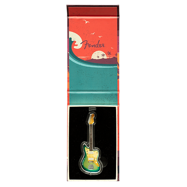 Solomon Islands 2024  Fender Jazzmaster Surf Guitar 1 oz Silver Coin
