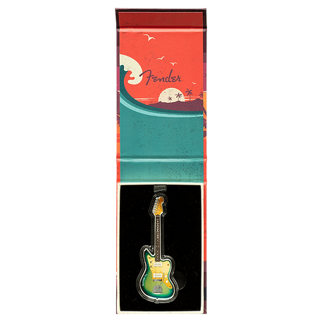 Solomon Islands 2024  Fender Jazzmaster Surf Guitar 1 oz Silver Coin