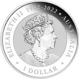 Australia 2023 $1 Australian Emu 1oz Silver Coloured Coin Perth Mint