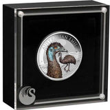 Australia 2023 $1 Australian Emu 1oz Silver Coloured Coin Perth Mint
