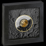 Cameroon 2023 500 Francs Silver Ruthenium Proof Coin - Solar System Series - The Moon with Magnifying Lens Coloured