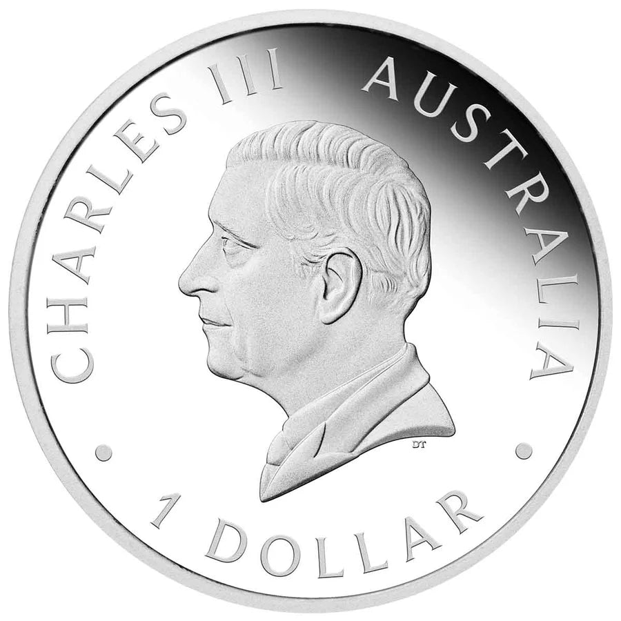 Australia 2024 $1 125th Anniversary Typeset 4 x 1oz Silver Perth Mint