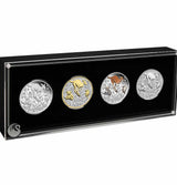 Australia 2024 $1 125th Anniversary Typeset 4 x 1oz Silver Perth Mint