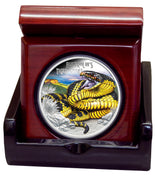 Tuvalu 2025 $1 Deadly & Dangerous TIGER SNAKE 1oz .9999 Silver Proof Coin PERTH MINT