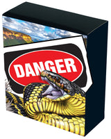 Tuvalu 2025 $1 Deadly & Dangerous TIGER SNAKE 1oz .9999 Silver Proof Coin PERTH MINT