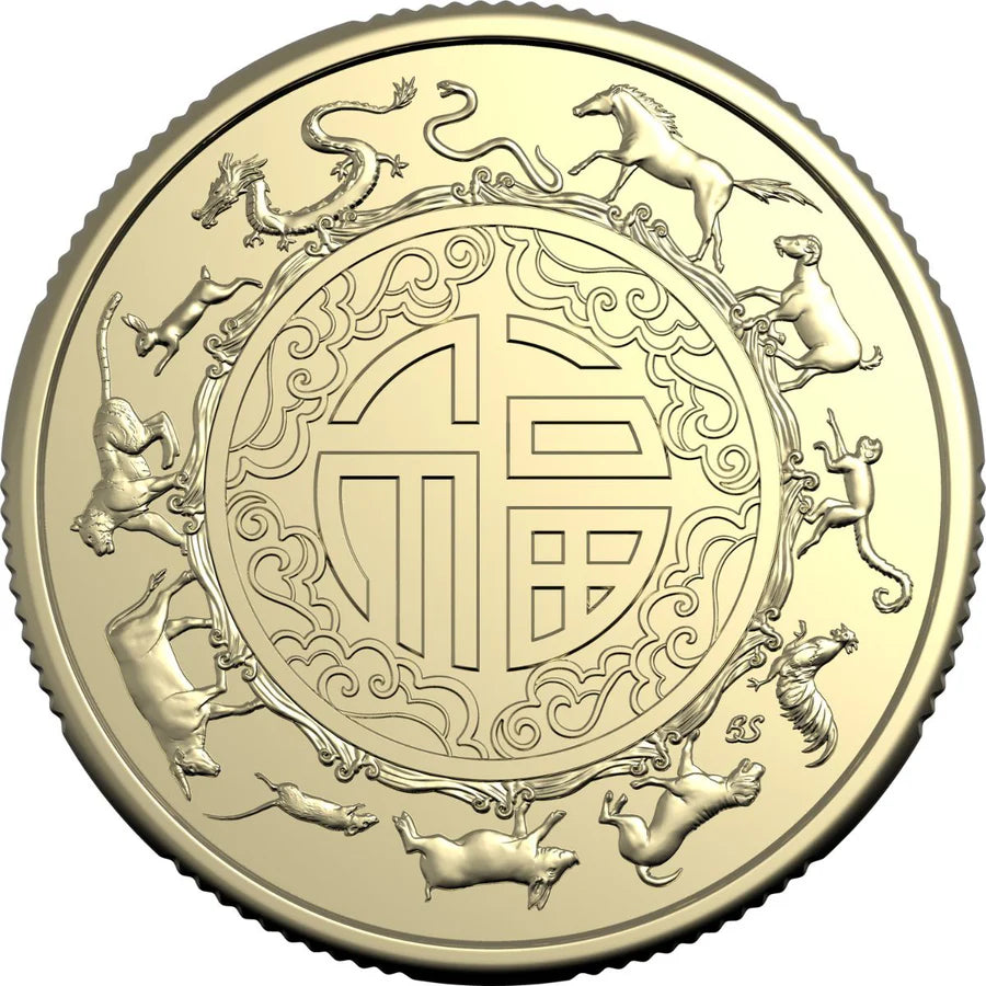 Australia 2025 $1 LUNAR YEAR of the SNAKE2-Coin Set