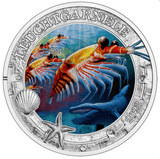 Republic of Austria 2022 3 Euro ANTARCTIC KRILL- Luminous Marine Life Series (Glows under UV Light)