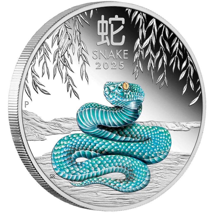 Australia 2025 $1 LUNAR YEAR of the SNAKE 1oz Silver 3 Coin Set