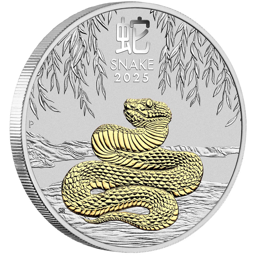 Australia 2025 $1 LUNAR YEAR of the SNAKE 1oz Silver 3 Coin Set