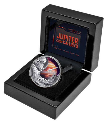 Niue 2026 $1 JUPITER FROM CALLISTO 1oz .999 Coloured Silver