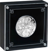 Australian Lunar Series III 2024 $1 Year of the Dragon 1oz .9999 Silver Proof Coin Perth Mint