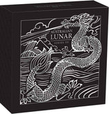 Australian Lunar Series III 2024 $1 Year of the Dragon 1oz .9999 Silver Proof Coin Perth Mint