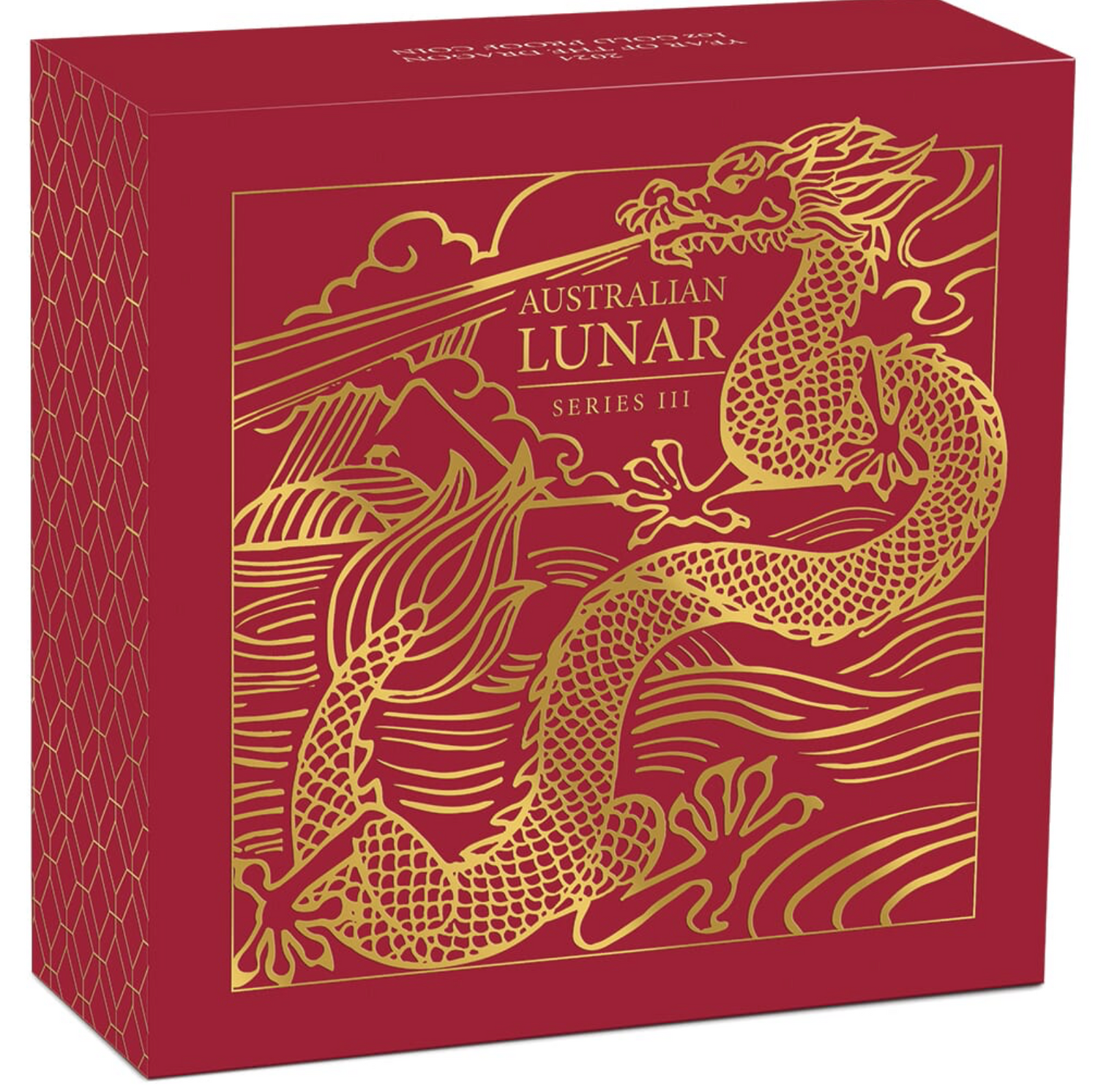 Australia 2024 $100 Year Of The Dragon 1oz Gold Proof Coin Perth Mint Shipper Box