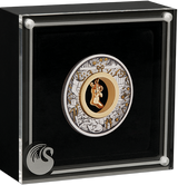 Australia 2023 $2 Night Before Christmas Stocking 2oz 99.99% Silver Antiqued Coloured Coin Window Display Case