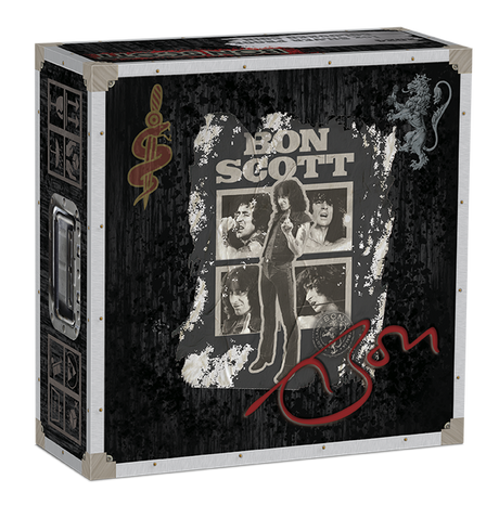 Tuvalu 2024 $1 Bon Scott AC/DC 1oz .9999 Silver Proof Coloured Coin PERTH MINT