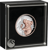 Australia 2024 $8 AUSTRALIAN KOALA 5 Oz .9999 Silver Coin Rose Gold Gilding