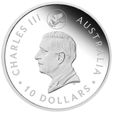 Australia 2024 $10 Wedge Tailed Eagle 10oz .9999 Silver Proof Coin - 10th Anniversary