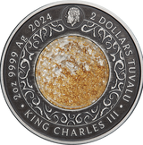 Tuvalu 2024 $2 ALICANTO 2oz.9999 Antiqued Silver Coin PERTH MINT