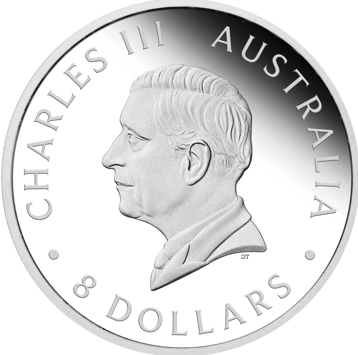 Australia 2025 $8 Australia 2025 $8 2025 AUSTRALIAN KOOKABURRA 35th Anniversary 5oz .9999 Silver Incused PERTH MINT