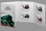 Australia 2025 7 x 50c STEAM GIANTS STEAM TRAINS Coloured Uncirculated Seven-Coin Collection