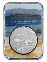 Australia 2025 $1 KANGAROO SERIES - BUSH CAPITAL CANBERRA ACT 1oz .999 Fine Silver Coin