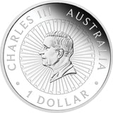 Australia 2025 $1 Great Southern Land  1 oz .9999 Silver Proof Snakeskin Jasper PERTH MINT