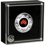 Australia 2025 $1 Great Southern Land  1 oz .9999 Silver Proof Snakeskin Jasper PERTH MINT