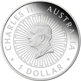 Australia 2026 $1 WONDERS of AUSTRALIA THE OUTBACK 1oz Silver Proof Opal Coin Obverse