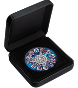 Tuvalu 2025 $5 Zodiac Signs and Goddesses 5oz 99.99% Silver Antiqued Coloured Coin 388 Made