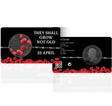 Solomon Islands 2026 50 Cents They Shall Grow Not Old Limited Edition Red Poppy Back and Front 2