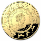 Australia 2024 $100 Lunar Dragon 1 Oz .9999 Gold Domed Proof Coin Royal Australian Mint