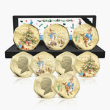 Solomon Islands 2026 50 Cents PETER RABBIT TALES OF WINTER 24 Karat Gold Plating Proof-like Limited Edition Reverse and Obverse