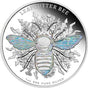 Niue 2026 $2 Australian Native Bees LEAFCUTTER BEE 1 oz Silver Proof Hologram Coin Reverse