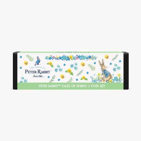 Solomon Islands 2026 50 Cents PETER RABBIT TALES OF SPRING  24 Karat Gold Plating Proof-like Limited Edition Box Set Slip Cover